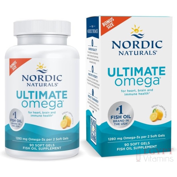 Nordic Naturals Ultimate Omega, Lemon Flavor - 90 Soft Gels