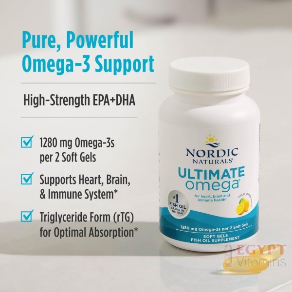 Nordic Naturals Ultimate Omega, Lemon Flavor - 90 Soft Gels - Image 7