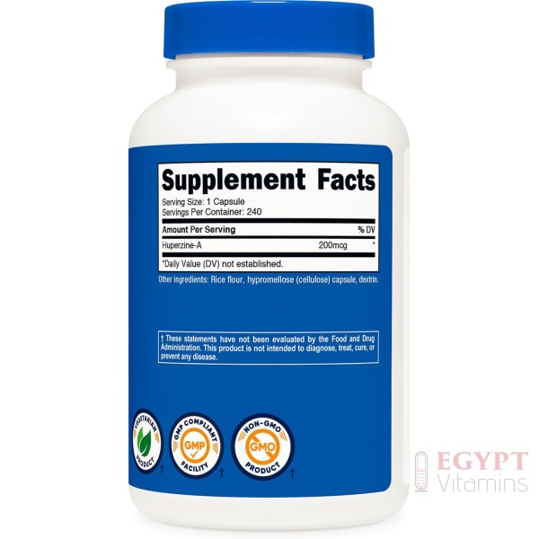 Nutricost Huperzine A Capsules 200mcg, 240 Capsules - Image 4