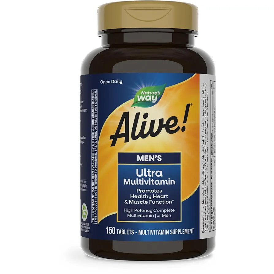 Nature's Way Alive! Men's Ultra Multivitamin | 150 Tablets