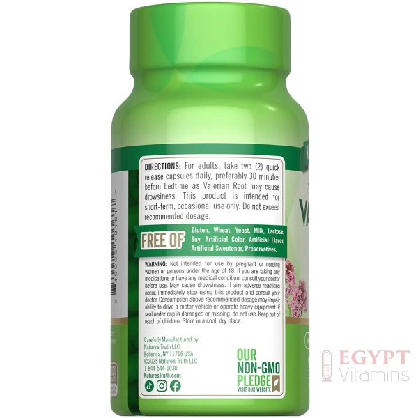 Nature's Truth Valerian Root Capsules | 2400mg | 90 Count - Image 3