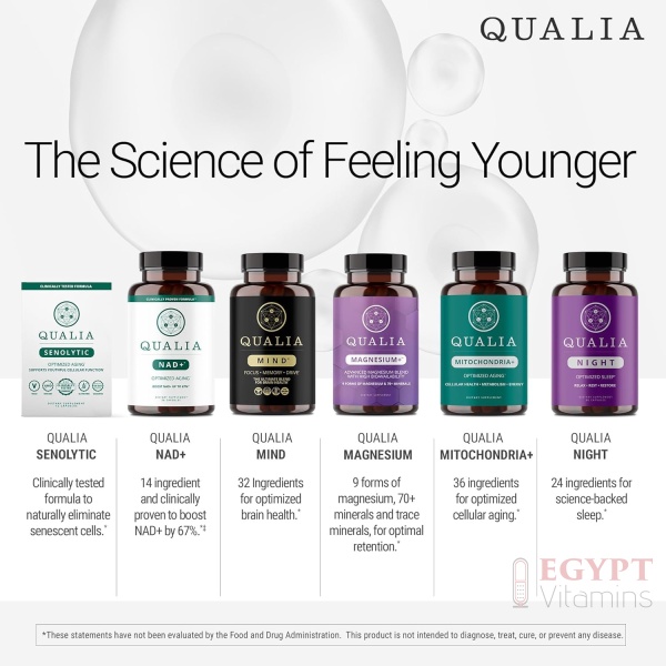 ⁦NEUROHACKER COLLECTIVE Qualia Mind | The Ultimate Blend for Brain Health* | Doctor-Formulated Nootropic to Fuel Focus & Concentration* | Supports Long Term Brain Health| Maintain Drive & Productivity⁩ - الصورة ⁦4⁩