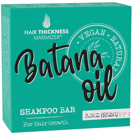 Batana Oil for Hair Growth Shampoo Bar. Eco-Friendly, No Harsh Chemicals, Color Safe, pH Balanced. Solid Shampoo Bar Equal To 3 Liquid Bottles. Zero Plastic, USA Made, Strengthening & Dry Hair Relief