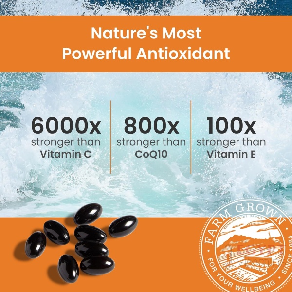 ⁦Nutrex Hawaii BioAstin Hawaiian Astaxanthin - 4mg, 270 Softgels⁩ - الصورة ⁦5⁩