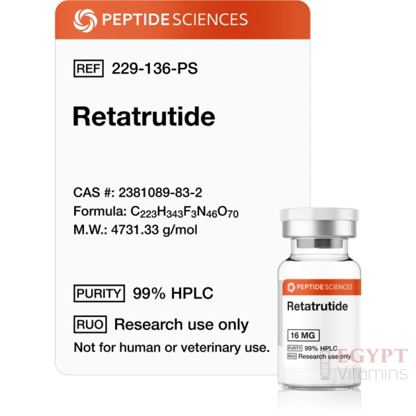 Peptide Sciences Retatrutide 16mg – Multi-Target Peptide for Advanced Metabolic & Weight Research
