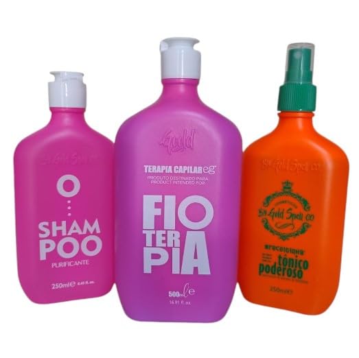 Brazilian Progressive by Gold Spell & Tonico Poderoso (Powerfull Tonic) & Pre-progressive Shampoo by Gold Spell