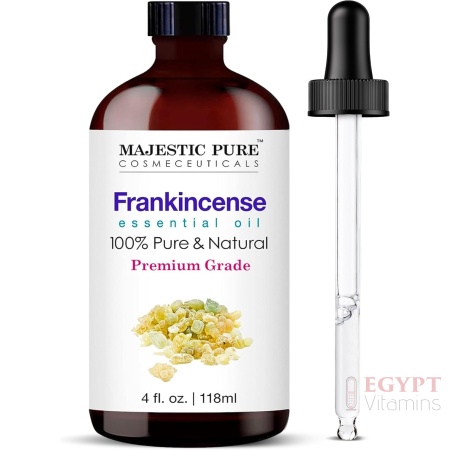 Majestic Pure Frankincense Essential Oil with Glass Dropper - Huge 4 Fl Oz