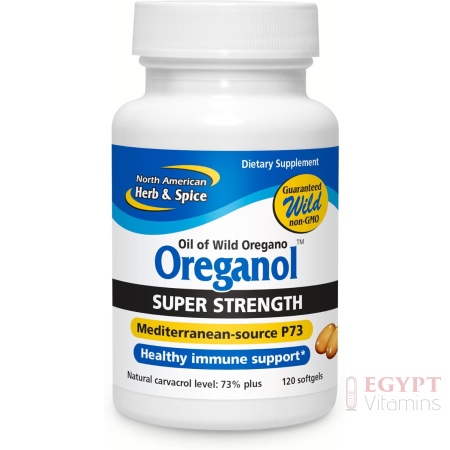 NORTH AMERICAN HERB & SPICE Super Strength Oreganol P73, 120 Softgels