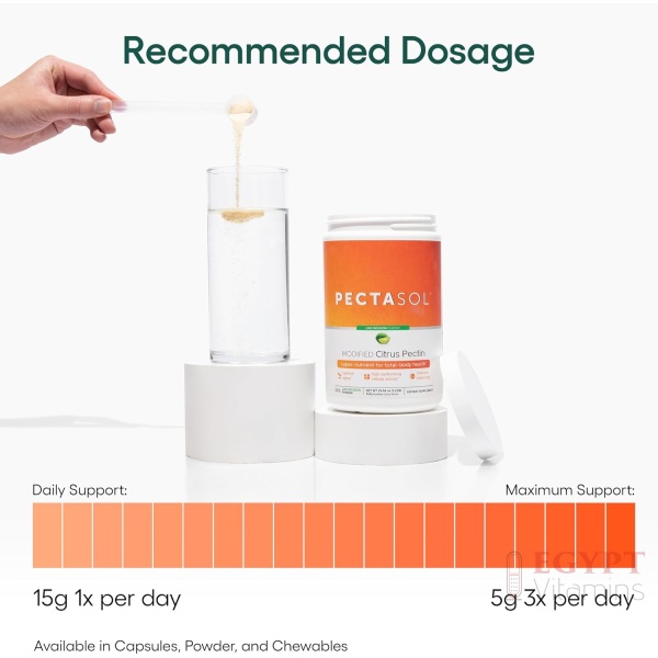 ⁦PectaSol Modified Citrus Pectin – 184g Lime Powder – Total-Body Health Supplement to Support Heart, Immune System, Inflammation Response & Healthy Aging + Maintain Healthy Galectin-3 Levels⁩ - الصورة ⁦3⁩