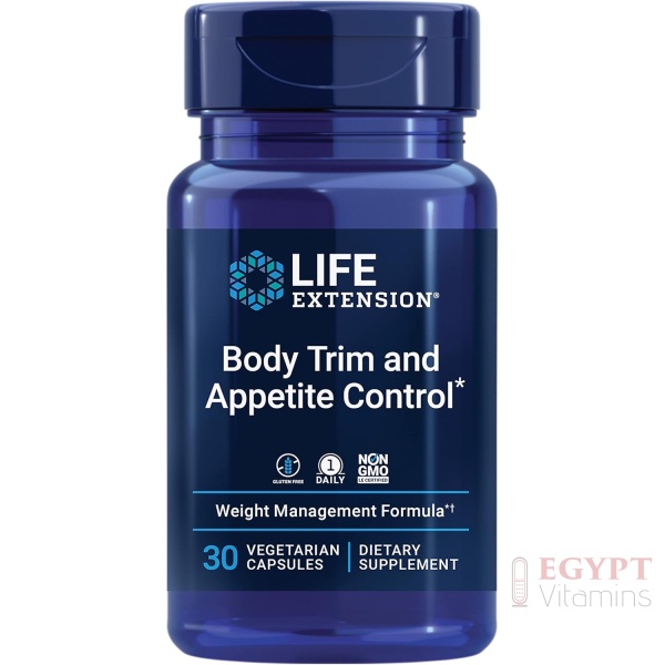 Life Extension Body Trim and Appetite Control, Lemon Verbena, Hibiscus, Healthy Weight, Promotes Satiety, Weight Management, 30 Capsules