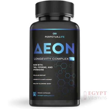 AEON Liposomal NAD+ Longevity Complex, with NAD+, NR, Resveratrol, Quercetin, Fisetin, L Theanine, TMG, EGCG, Spermidine, Astragalus, Anti-Aging Supplement, Vegan, 60 Capsules