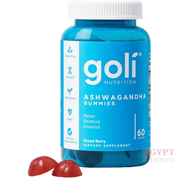 Goli Ashwagandha & Vitamin D Gummy - 60 Count