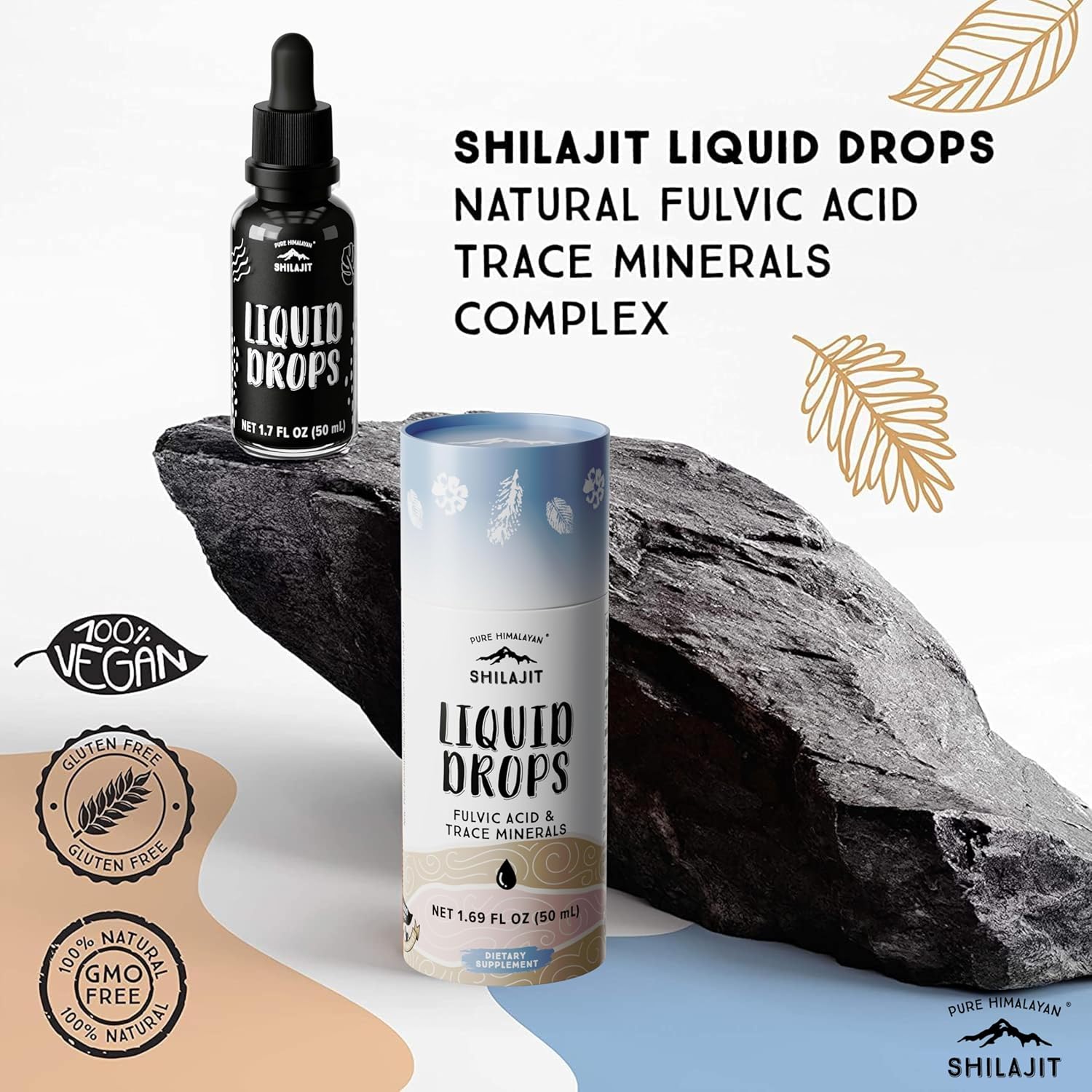 Pure Himalayan Shilajit Drops | Liquid Fulvic Acid | 50ml - Image 3