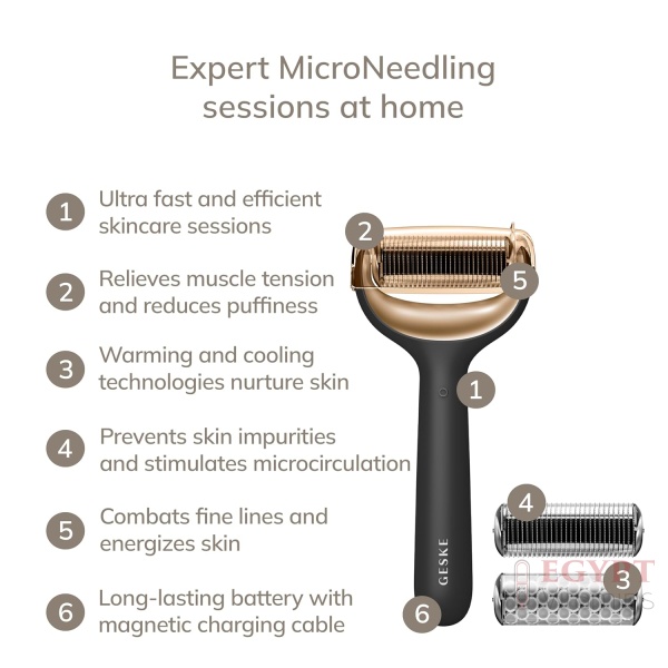 GESKE MicroNeedle Roller | 9 in 1 Skincare Device - Image 3