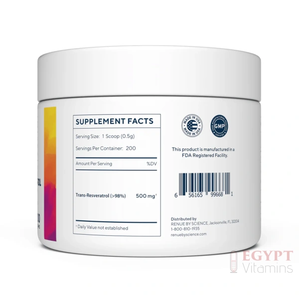 Renue by science Pure Trans-Resveratrol | 100 grams - Image 2