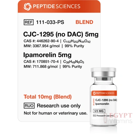 Peptide Sciences CJC-1295 (No DAC), Ipamorelin 10mg (Blend)