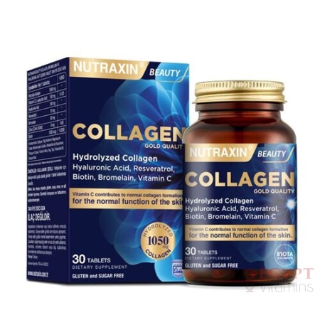 Nutraxin collagen gold quality with biotin | 30 Tablets