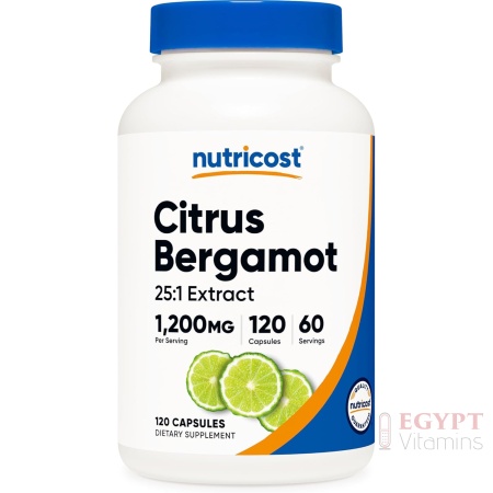 Nutricost Citrus Bergamot Capsules 1,200mg, 120 Capsules