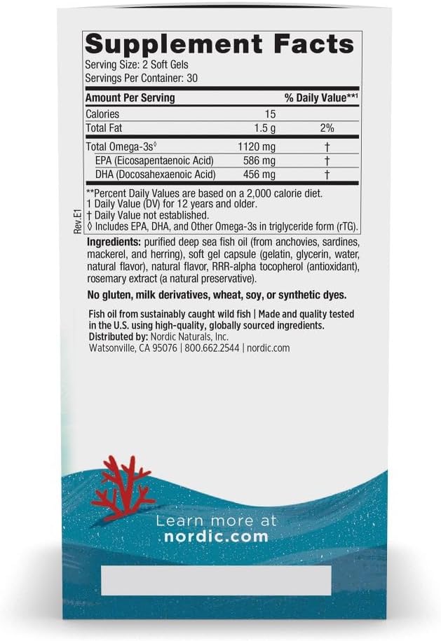 Nordic Naturals Ultimate Omega 2X Teen, Strawberry - 60 Mini Soft Gels - Image 2