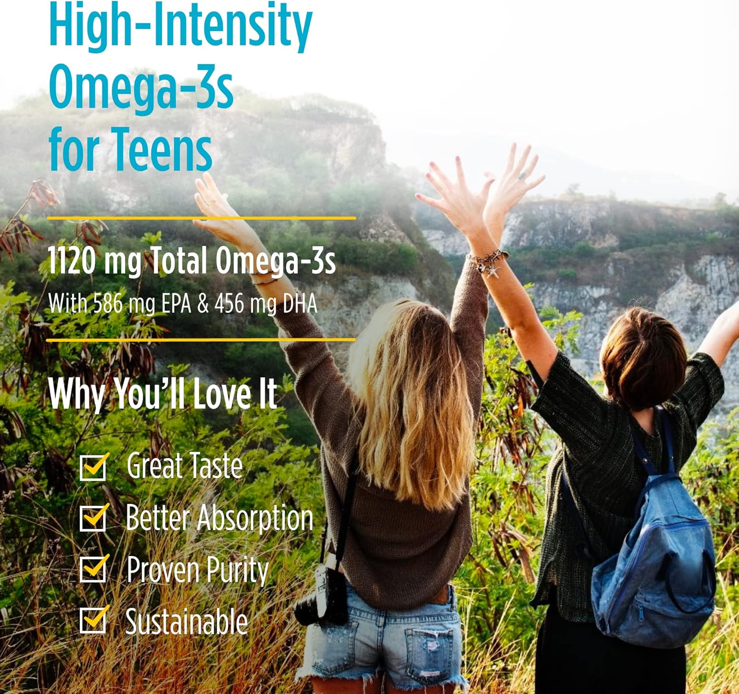 Nordic Naturals Ultimate Omega 2X Teen, Strawberry - 60 Mini Soft Gels - Image 4