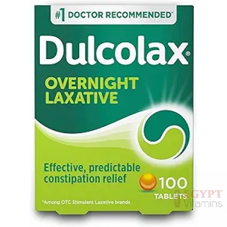 Dulcolax Stimulant Laxative Tablets, Predictable & Effective Constipation Relief, Relieves Straining & Bloating, Bisacodyl 5 mg, 100 Count
