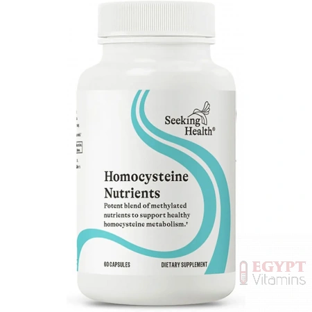 Seeking Health Homocysteine Nutrients | MTHFR & Heart Support | 60 Capsules