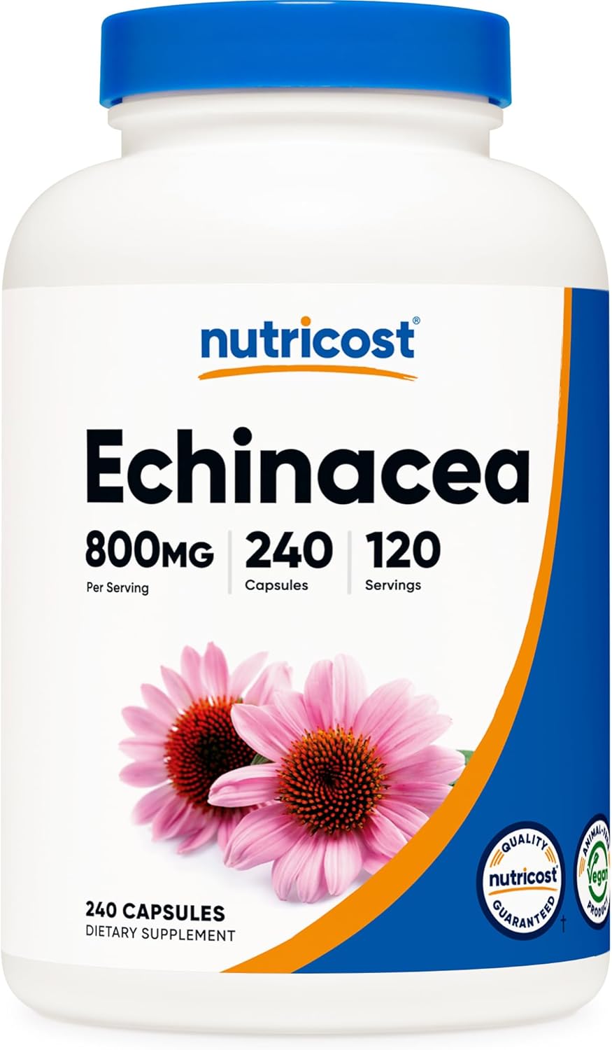 Nutricost Echinacea 800mg Immune Support | 240 Capsules