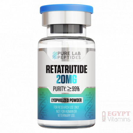 ريتاتروتيد 20 مجم من Pure Lab Peptides | ثورة البحث العلمي في الببتيدات ثلاثية المفعول