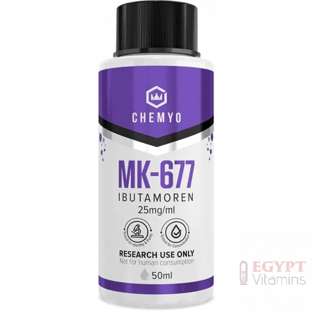hemyo MK-677 Ibutamoren Solution 25mg - Ultimate Growth Hormone Secretagogue | 50ml