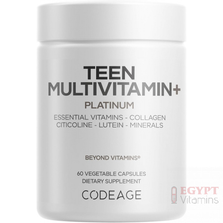Codeage Teen Multivitamin+ Platinum | 60 Capsules