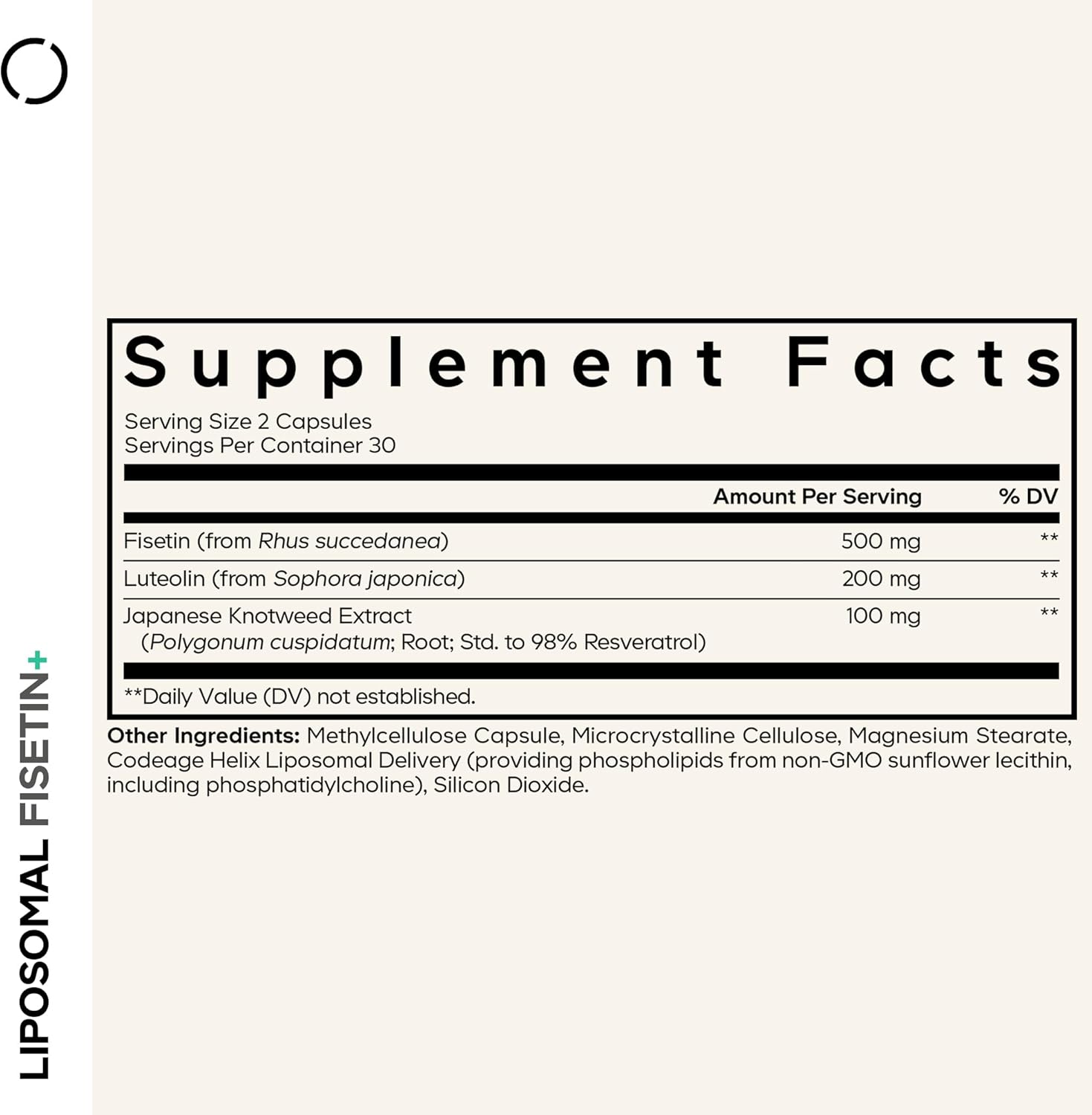 Codeage Liposomal Fisetin | 60 Capsules - Image 2