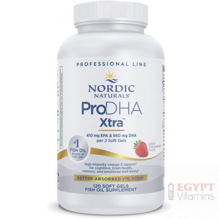Nordic Naturals ProDHA 1000, Strawberry | 120 Soft Gels