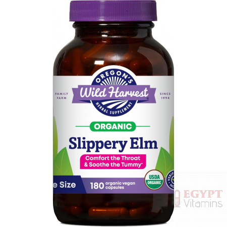 Oregon’s Wild Harvest Slippery Elm | 180 Organic Capsules