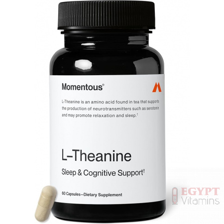 Momentous L-Theanine 200 mg | Supports Wakeful Relaxation and Focused Calm | 60 Capsules