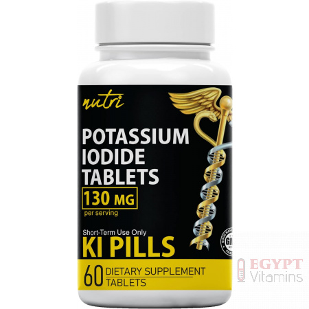 Nutri Potassium Iodide 130mg | 60 Emergency Tablets