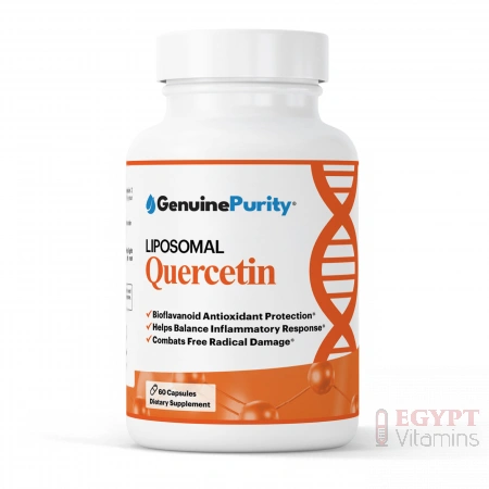 GenuinePurity™ كويرسيتين ليبوزومال 500 مجم من Leading Edge Health | توافر حيوي متقدم لدعم المناعة وصحة القلب والأوعية الدموية | 60 كبسولة
