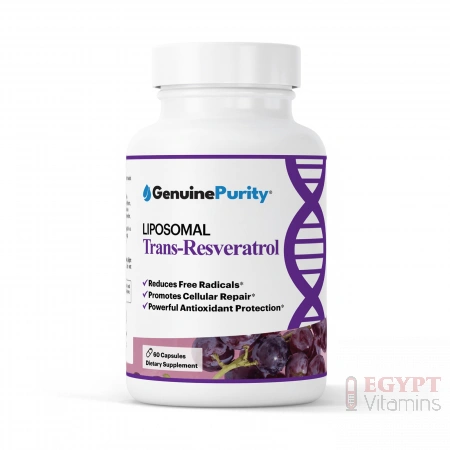 GenuinePurity™ Trans-Resveratrol 1000 mg | Supports Cardiovascular | 60 Capsules